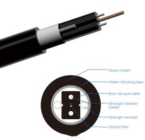 Wholesale GJYXFHA Direct Burial Fiber Optic Cable 4 Core PE LSZH Sheath from china suppliers