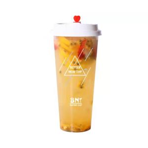 Wholesale Disposable Clear Frosted Milk Tea Plastic Cups Dampproof 360ml 1000ml from china suppliers