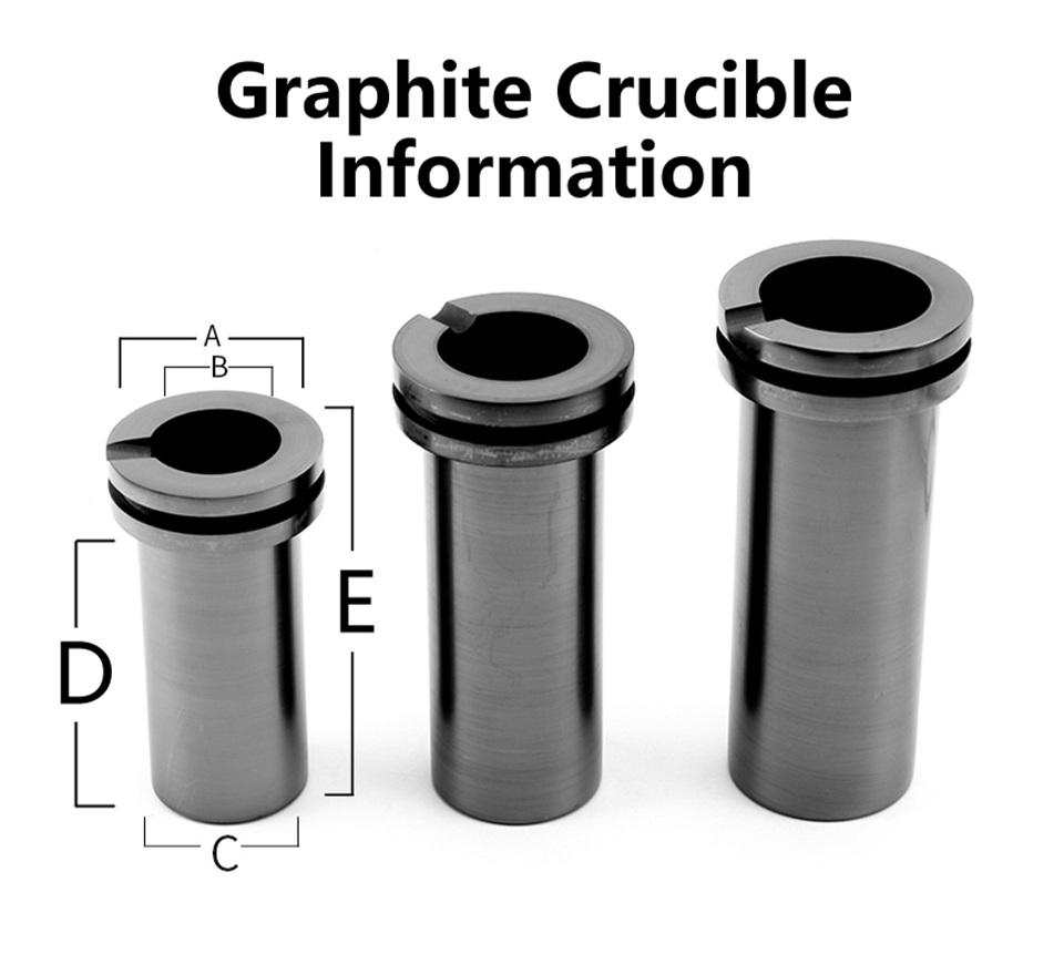 Digital Jewelry Melting Furnace 1400W 2000F With 1 / 2/ 3KG Graphite Crucible