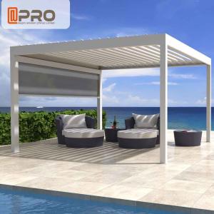 Wholesale Waterproof Aluminum Patio Pergola , Square Adjustable Stand Alone Pergola from china suppliers