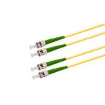 ST SC LC / APC Single Mode Duplex Fiber Optic Patch Cable / Fiber Optic Patch
