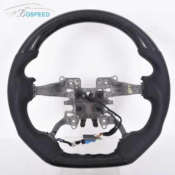 Smooth Customization Defender Leather Steering Wheel Land Rover Real Carbon