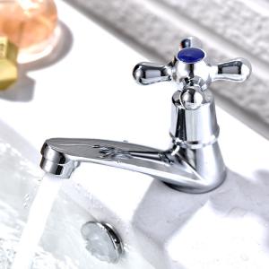 Wholesale Zinc Stylish Bathroom Single Cold Water Basin Taps In Chrome from china suppliers