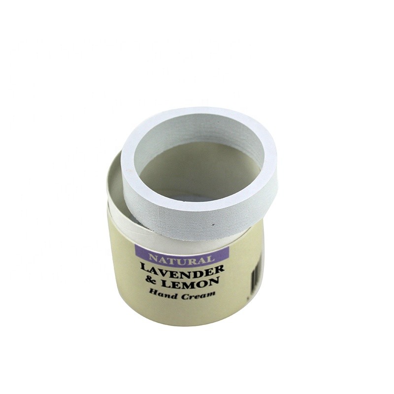 Cardboard Product Round Paper Tube Box For Cream Jar with Custom Size