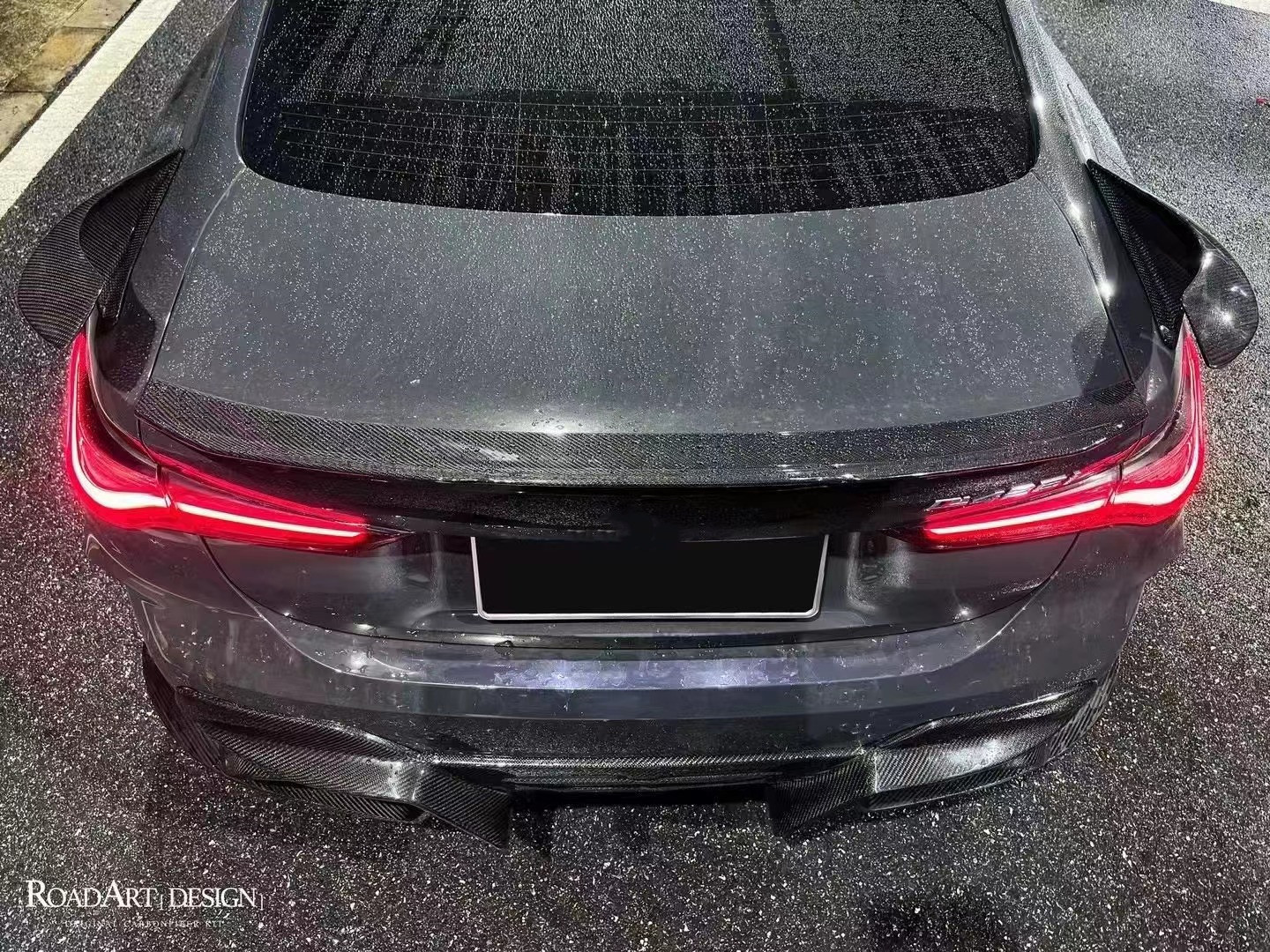 Carbon Fiber Body Kit for BMW 4 Series G22 G22 Carbon Fiber Front Shovel Diffuser Spoiler Side Skirt Dry Carbon Fiber Body Kit