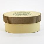Flat Luxury Customized Cardboard Packaging Oval Shape Paper Tube Packaging Oval
