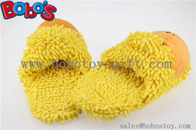 Lady Shoes Plush Stuffed Closed Teo Indoor Slipper in Cartoon Duck Head