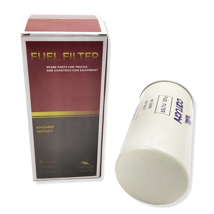 WK962-7 Diesel Fuel Filter Assembly for Sinotruk HOWO Sitrak Engines Parts Picture Shows Filter Paper