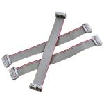 2.54mm Double Row IDC Flat Ribbon Cable UL2651 Type 28AWG Male Plug