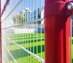 656 Double Wire Anti-Climb Security Fence 1.2M Red Road Fence Powder Coated