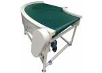 Bend Industrial Conveyor Systems , PVC Belt Conveyor Equipment For Finished Bags