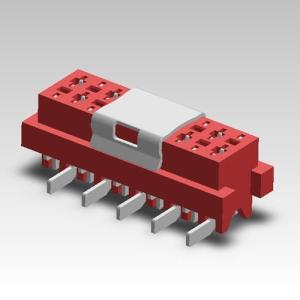 Wholesale PBT PA46 1.27mm Pitch SMT Female Connector With Cap Reel Packing from china suppliers