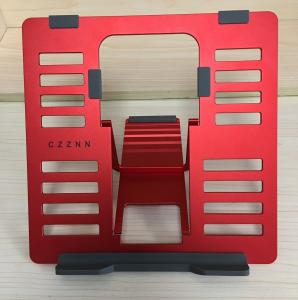 Wholesale Red SGS 4mm Lightweight Portable Metal Laptop Stand Ipad Reading Stand from china suppliers