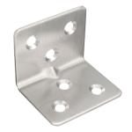 Galvanised 40mmx40mm Small Metal Right Angle Brackets