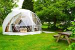 Outdoor Event / Exhibition Luxury Camping Tent Geodesic Dome Tents ISO / SGS