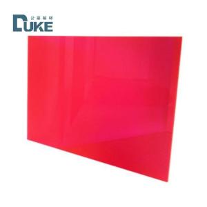 Wholesale UV Resistance Fluorescent Transparent Red / Pink Cast Acrylic Perspex Sheet For Advertising from china suppliers