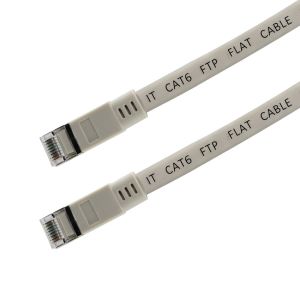 Wholesale CAT6 Flat FTP Shielded Ethernet Cable RJ45 Patch Cord from china suppliers