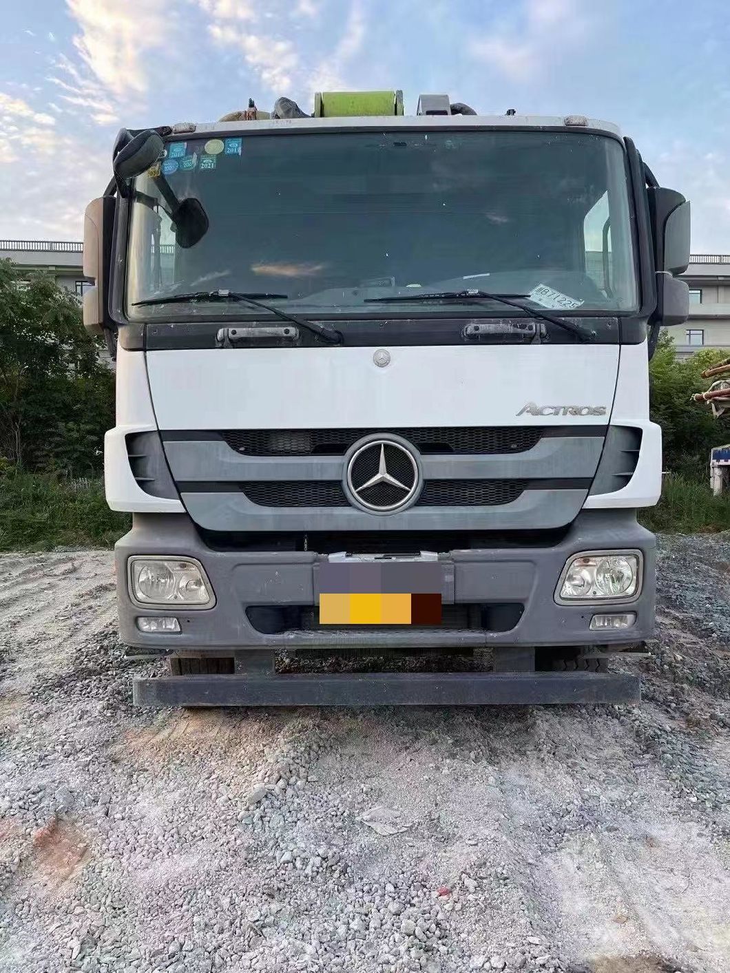 Zlj Used Heavy Equipment 56 Meter Concrete Pump Machine Boom Pump