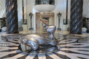 Wholesale Large Size Stainless Steel Metal Sculpture For Indoor Hotel Public Decoration from china suppliers