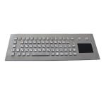 IP67 dynamic waterproof stainless steel industrial keyboard with sealed tough