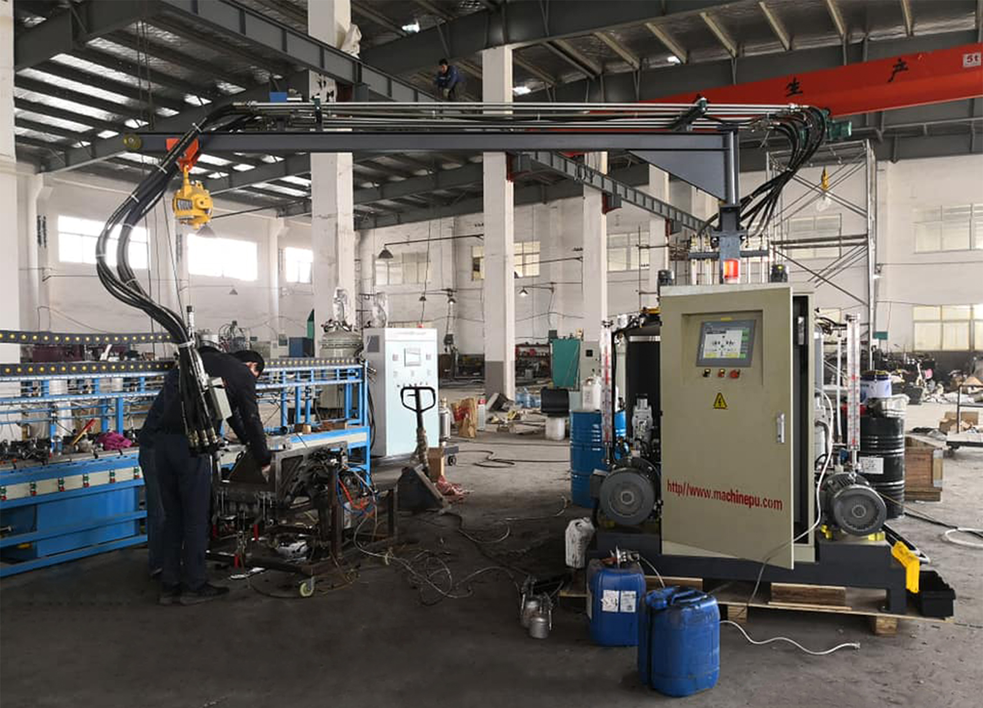 PLC Control Insole High Pressure PU Foaming Machine