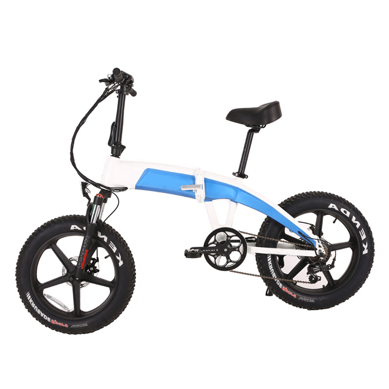 20in Electric Fat Folding Bike with 10.4 AH Battery Capacity and Aluminum Alloy Frame
