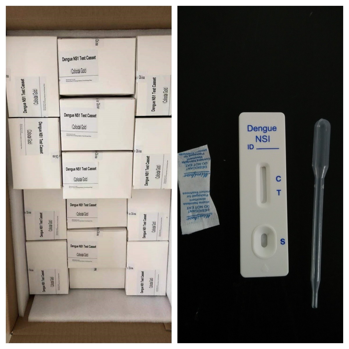 Dengue Rapid Test Cassette For Sensitivity Disease Detection With 24 Months Shelf Life