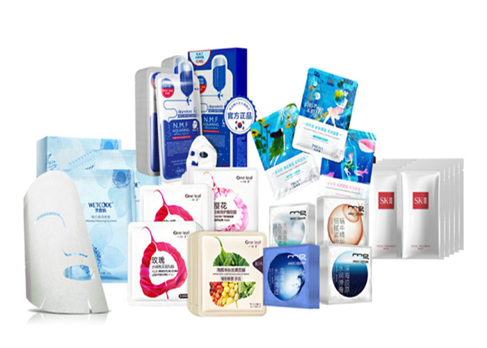 Cosmetic Non Woven Facial Mask Sheet Packing Machine 260mm