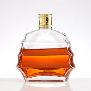 Wholesale Hot Stamping Surface Handling Short Neck Tequila Glass Bottle for Party Excellent from china suppliers