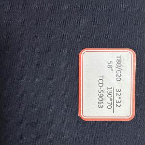 Wholesale 80/20 Fine TC Twill Fabric 32*32 130*70 Casual Wear Fabric Workwear Fabric from china suppliers