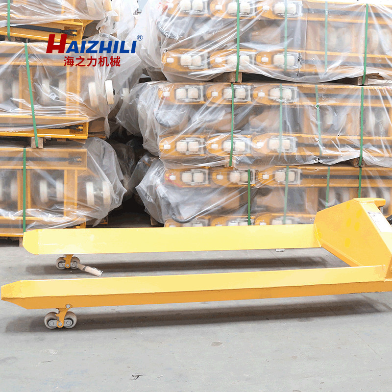 Hydraulic Manual Pallet Jack , Warehouse Pallet Truck 2500kg Loading Capacity