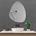 Customized Size Beveled Glass Beauty Salon Makeup Furniture for Bathroom