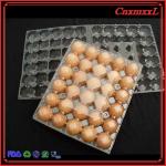 Eco Friendly 30 Count Egg Flats 32.5cm Plastic Blister Tray In PET Film