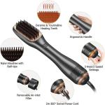 Nylon Alloy Hot Air Brush Straightener Comb 1200w With 2m Power Cord