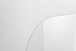 55''X47'' Pivot Shower Screen 6mm Clear Glass Silver Aluminum Frame