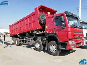 Wholesale 351 - 450hp Howo 8x4 Dump Truck , Howo Tipper Truck For Construction And Mining from china suppliers