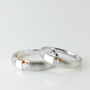 Wholesale Men 0.109ct Women 0.086ct Gold Engagement Ring Designs For Couple from china suppliers