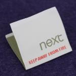Custom Logo Woven Neck Labels Pattern Brand Clothing Garment Tags And Labels