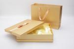 100*100*40mm Paper Luxury Cosmetic Packaging Boxes With Ribbon