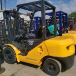 Komatsu FD30 FD80 FD50 3 Ton Used Diesel Forklift Truck for Warehouse Operations