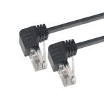 Cat5e/Cat6/Cat7/Cat8 High Speed Lan Cable RJ45 90 Degree Patch Cable 1-10m