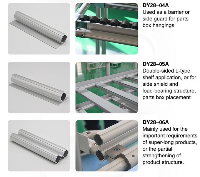 7075 T8 Aluminum Mirror Frame Extrusions 1.7mm 4