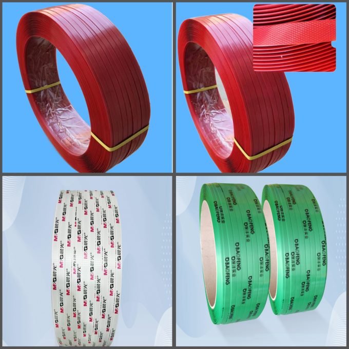 Plastic PET / PP Straps Packing Band Making Machine High Output Strong Tension 5