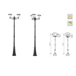 Square Solar Street Lights Waterproof Global Sunrise Lights