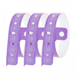 Wholesale Water Resistant PVC Bracelet , Personalized Custom Wristbands For Events from china suppliers
