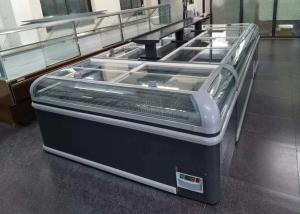 China Sliding Low-E Glass Door (Front- Back) Supermarket Display Freezer on sale
