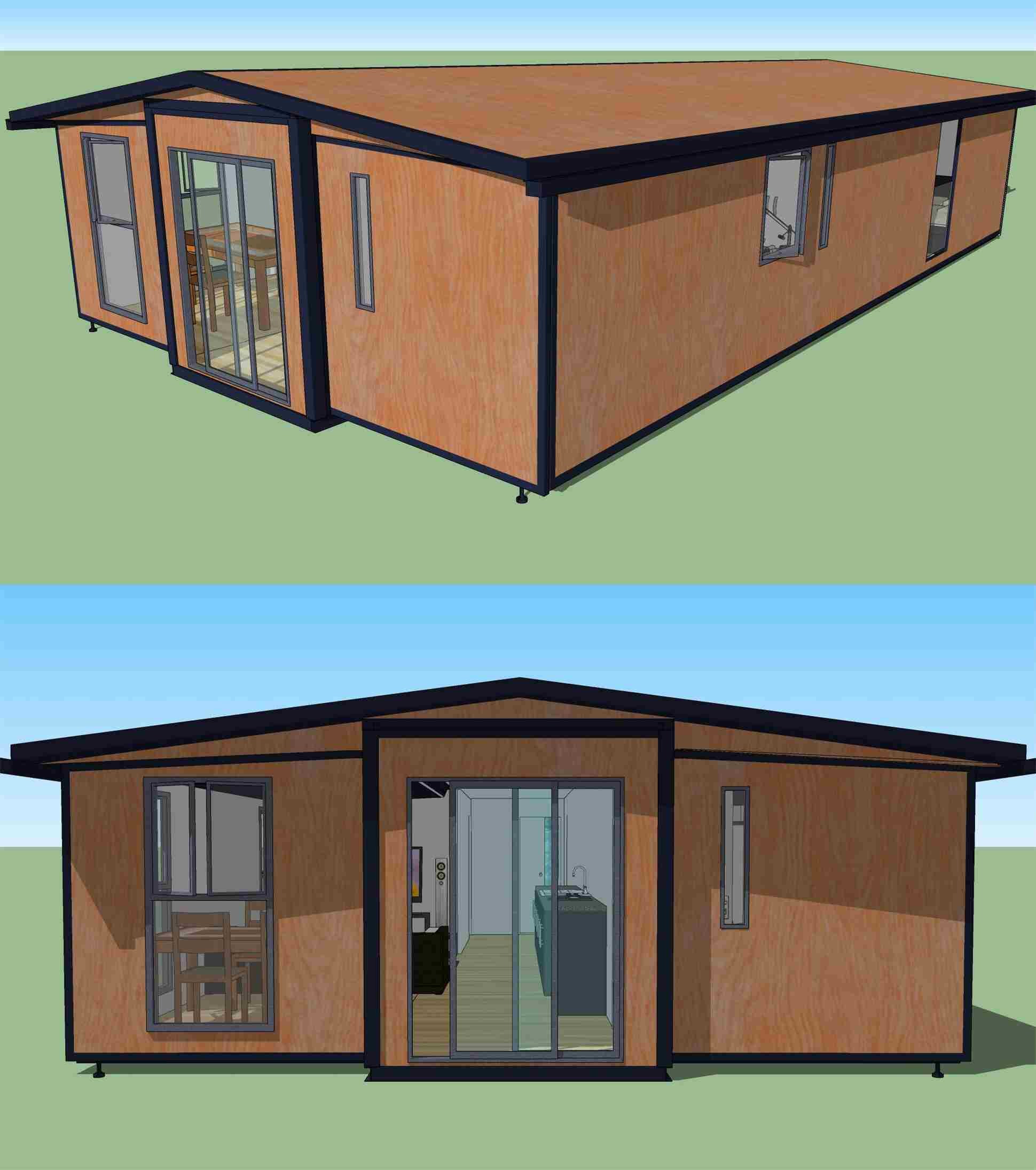 Reasonable Layout 40 Foot Container House With Expandable Mobile Home