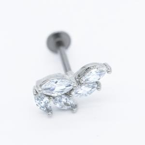 Wholesale 5pcs Marquise Stones Labret Tragus Piercing 316 Stainless Steel from china suppliers
