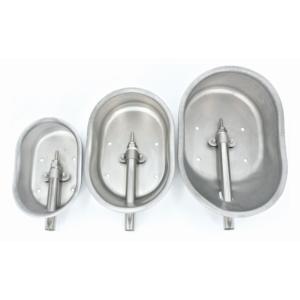 Wholesale Round Rectangular SS304 Pig Hog Water Bowl 17cm 21cm Dia from china suppliers
