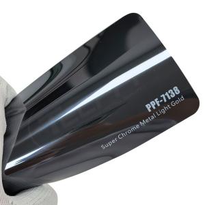 Wholesale PPF-7138 Super Chrome Metal Light Gold Color Paint Protection Film For Car Scratch from china suppliers